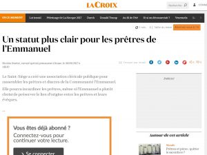 Article la croix