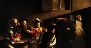 La vocation de Saint Matthieu Caravaggio 996x1024