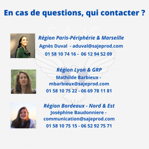 Et si vous organisiez une projection d'un film Saje ? Visuel contact sessions