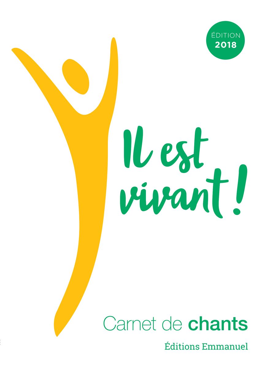 EmmaSongs (nouvelle app') carnet de chants il est vivant 2018 grand format
