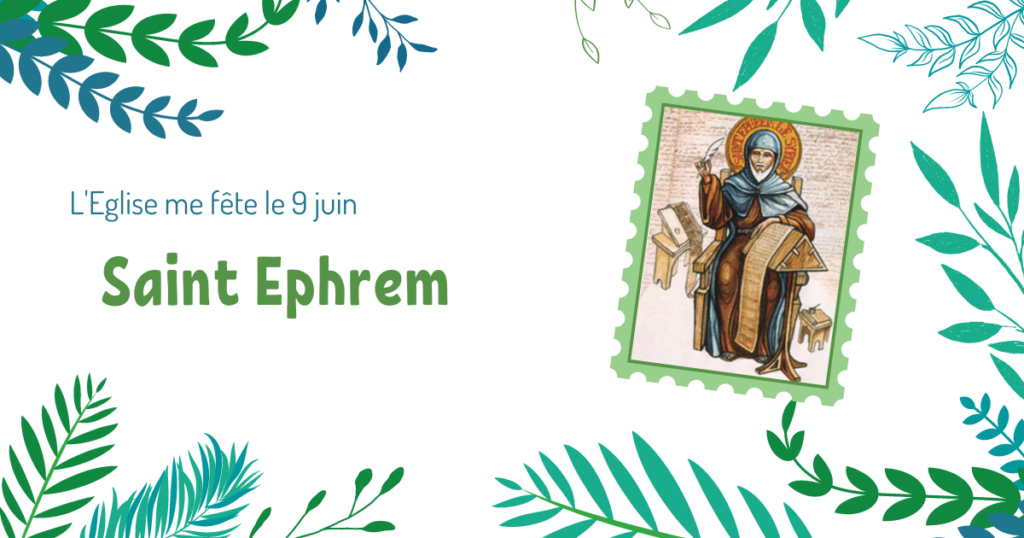 Découvrez la vie de saint Éphrem avec Emmanuel Kids Banniere Saint Ephrem