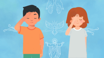 Vignette grand jeu signe de croix