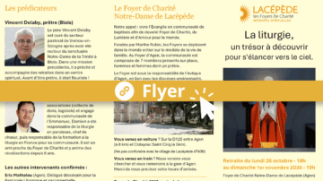 Emmanuel Music Flyer retraite liturgie agen 26