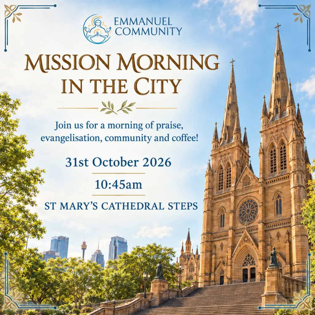 Mission Morning 31-10-2026 St Mary's Cathedral