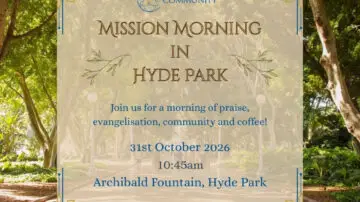 Mission Morning 31-10-2026 Hyde Park